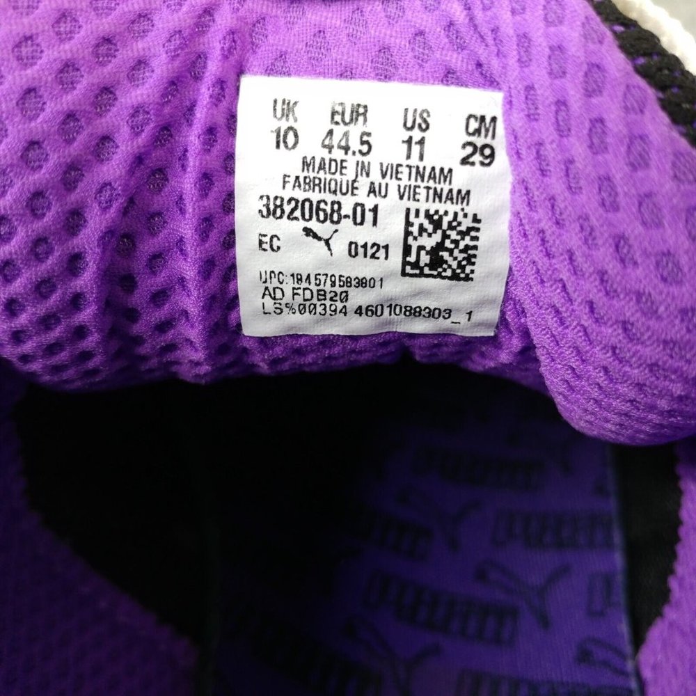 Puma Future Rider Mens 11 Shoes Athletic Sneakers Low Top Black Purple 382068-01 - Picture 3 of 10